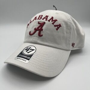 Alabama Crimson Tide Hat 47 Brand Strap Back MLB Clean Up Dad Hat NEW